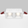 Встраиваемый светильник MAYTONI ALFA LED DL043-02-10W3K-SQ-W