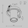Встраиваемый светитель MAYTONI FOCUS S C048CL-01-GU10-W