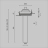 Встраиваемый светильник MAYTONI FOCUS T C140TRS-L200-7W3K-W