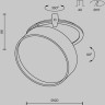 Встраиваемый светильник MAYTONI ONDA DL024-18W3K-BMG