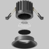Встраиваемый светильник MAYTONI ROUND DL058-12W-DTW-B