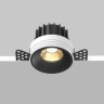 Встраиваемый светильник MAYTONI ROUND DL058-12W2.7K-TRS-B