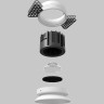 Встраиваемый светильник MAYTONI ROUND DL058-12W2.7K-TRS-W