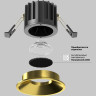 Встраиваемый светитель MAYTONI ROUND DL058-12W4K-BS