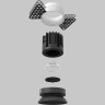 Встраиваемый светильник MAYTONI ROUND DL058-7W2.7K-TRS-B