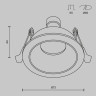 Встраиваемый светильник MAYTONI SHARE DL126-GU10-B