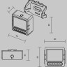 Wi-Fi выключатель MAYTONI MSN002 двухканальный (без нуля)