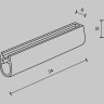 Заглушка MAYTONI PARITY TRA130BEC-B черная 2 шт